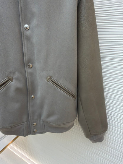 Dior And Hylton Nel Varsity Jacket "Beige"