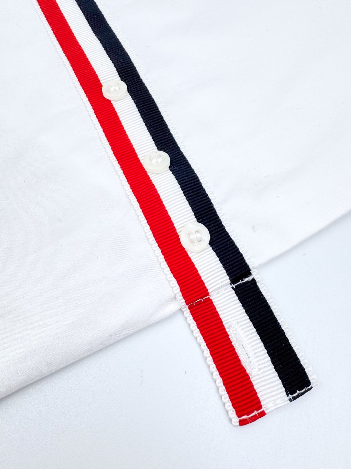 Thom Browne Cotton Armband Shirt "White"