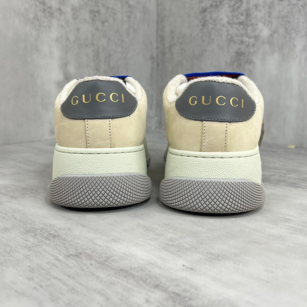 Gucci Screener Double "Beige-Grey-White Monogram"