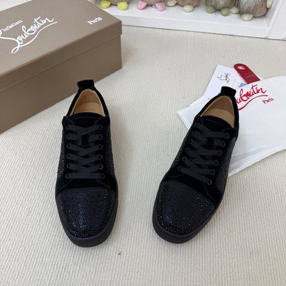 Christian Louboutin Louis Junior Strass "Black"