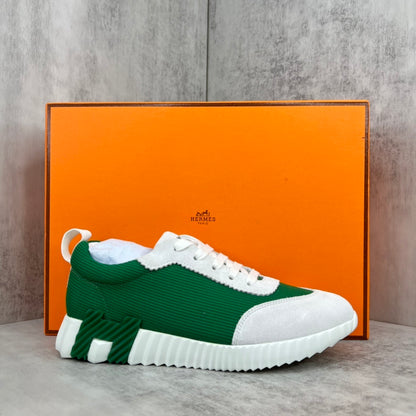 Hermes Bouncing Sneakers "Green-Grey-White"