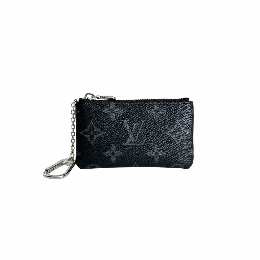 Louis Vuitton Key Pouch "Monogram Eclipse"