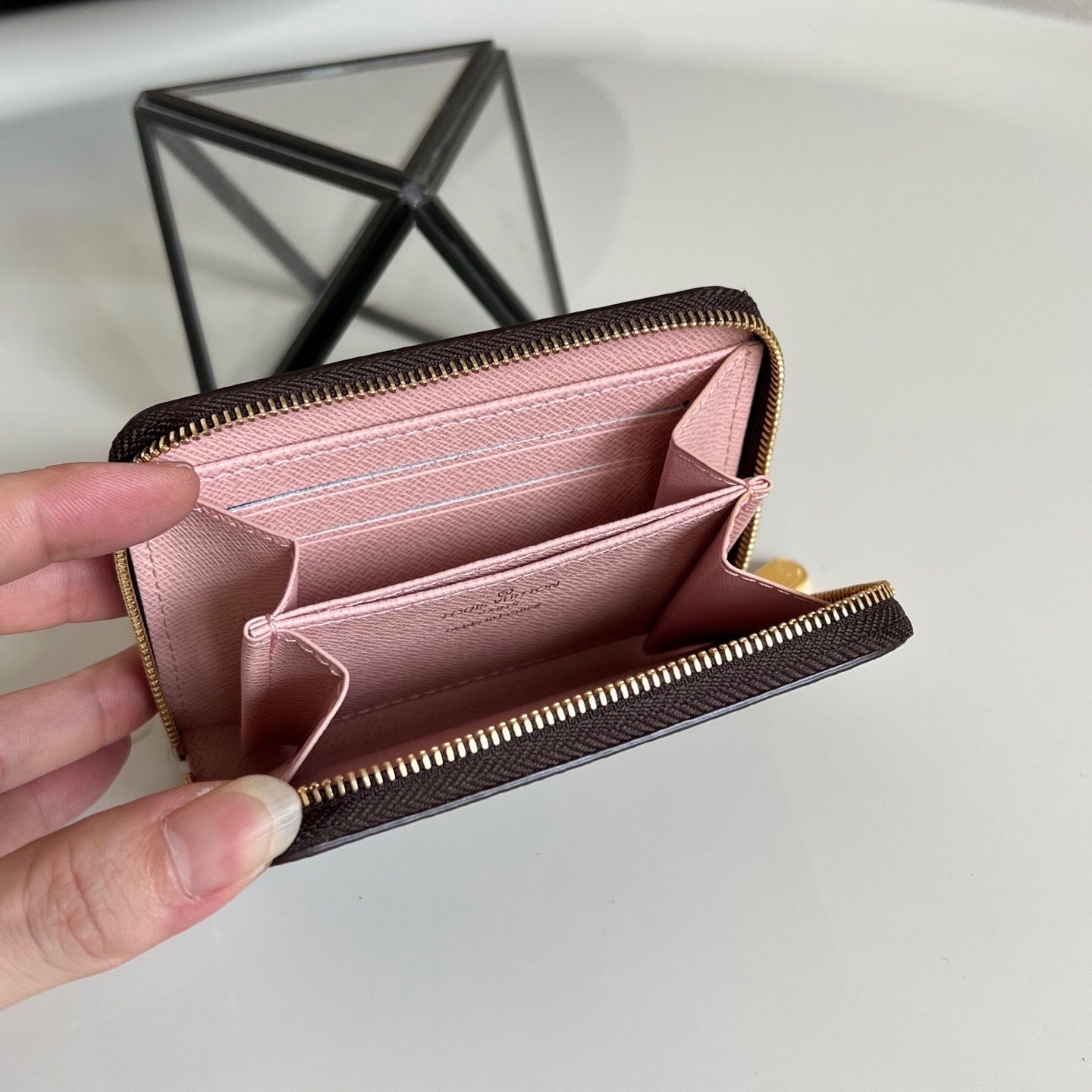 Louis Vuitton Zippy Coin Purse "Damier Ebene Canvas"