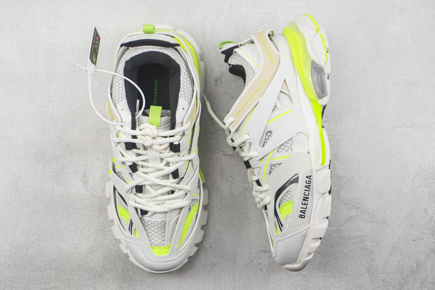 Balenciaga Track "Light Beige-Fluo Yellow"