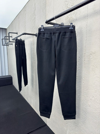 Dior Track Pants "Black Cahsmere and Cotton Knit"