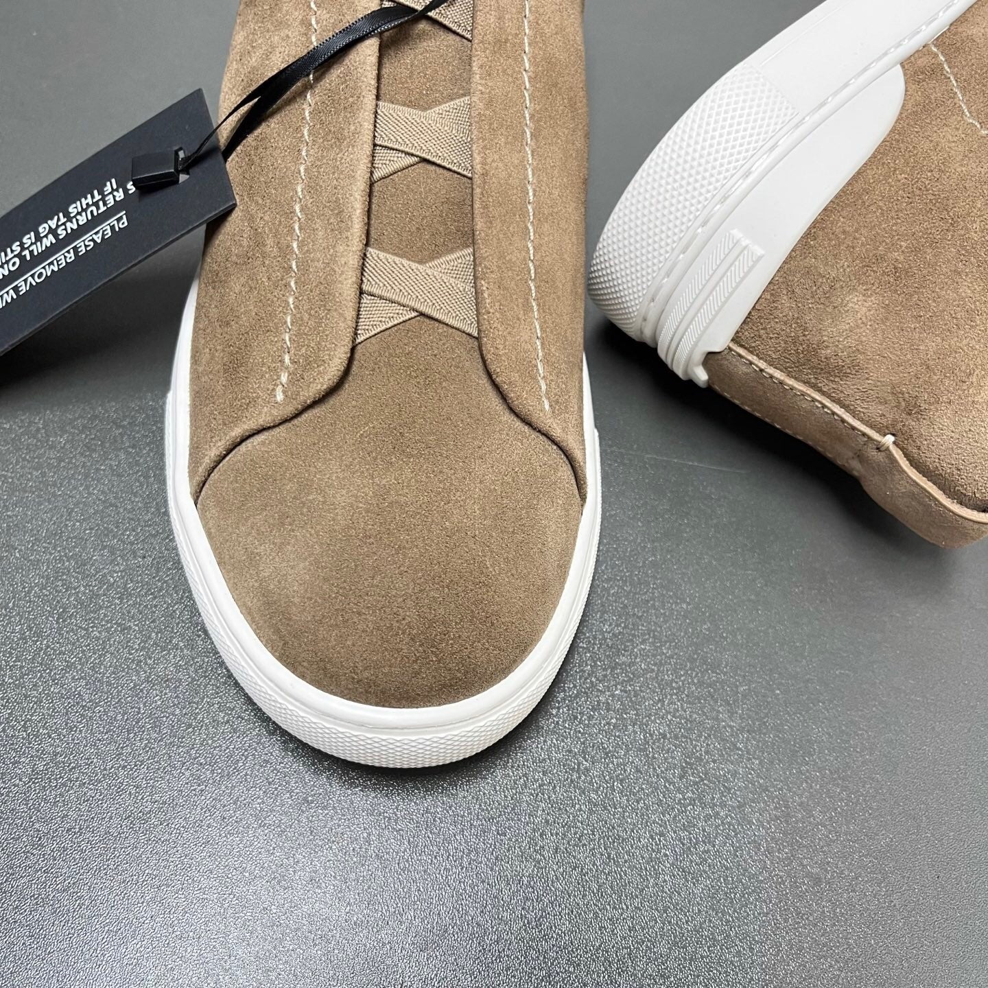 Zegna Triple Stitch "Beige"