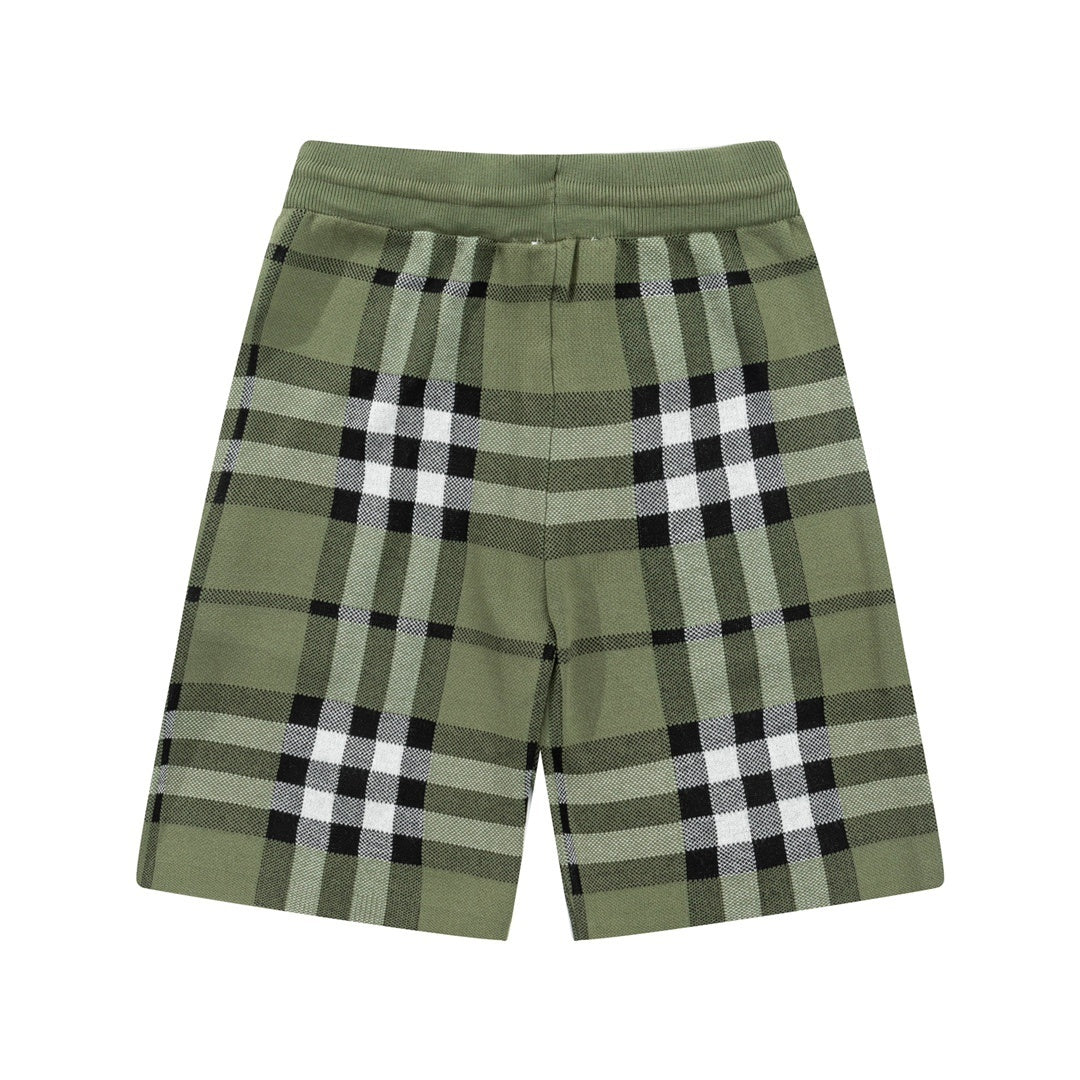 Burberry Checked Silk and Wool-Blend "Green"