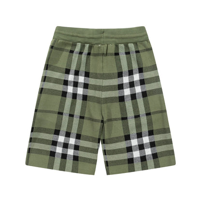 Burberry Checked Silk and Wool-Blend "Green"