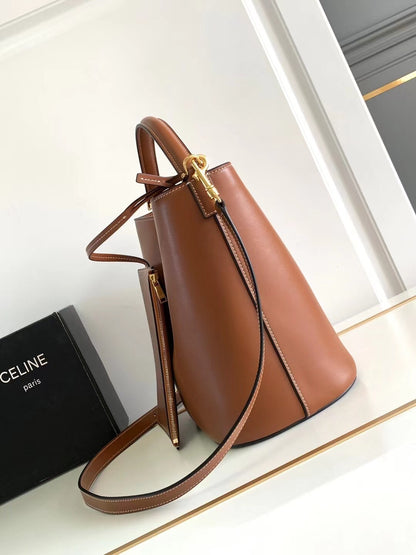 Celine Medium Bucket Louise in Smooth Calfskin