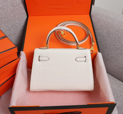 Hermès Aligator Leather Mini Kelly 20