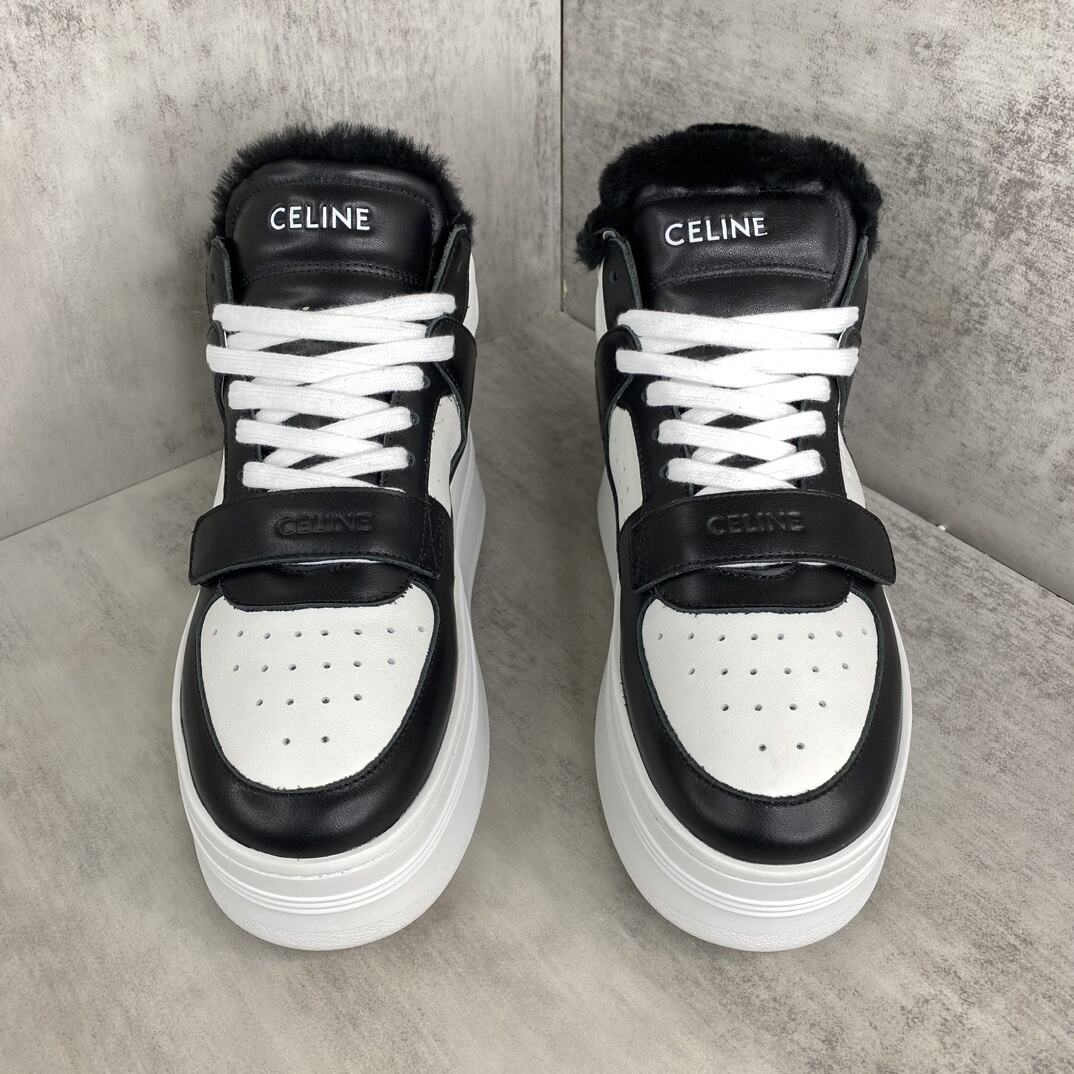 Celine Platform High-Top "Black-White"