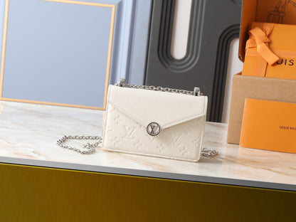 Louis Vuitton Wallet On Chain Rosy "Monogram Empreinte Leather"
