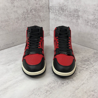 Amiri Skel Top High "Black-Red"