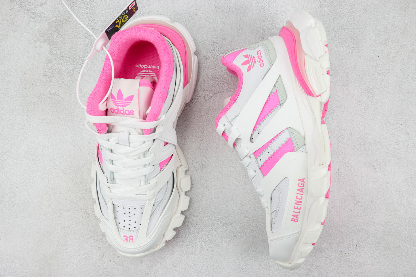 Balenciaga x Adidas Track "White-Pink"