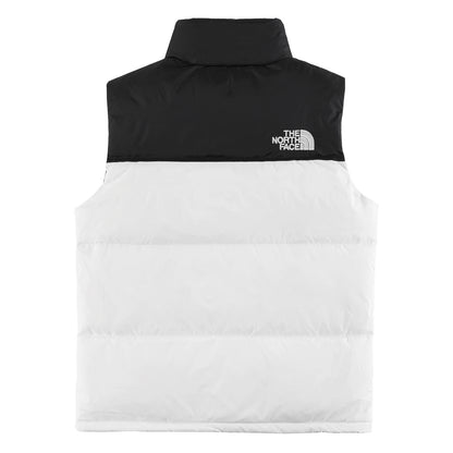 The North Face 700 Down Vest "White-Black"