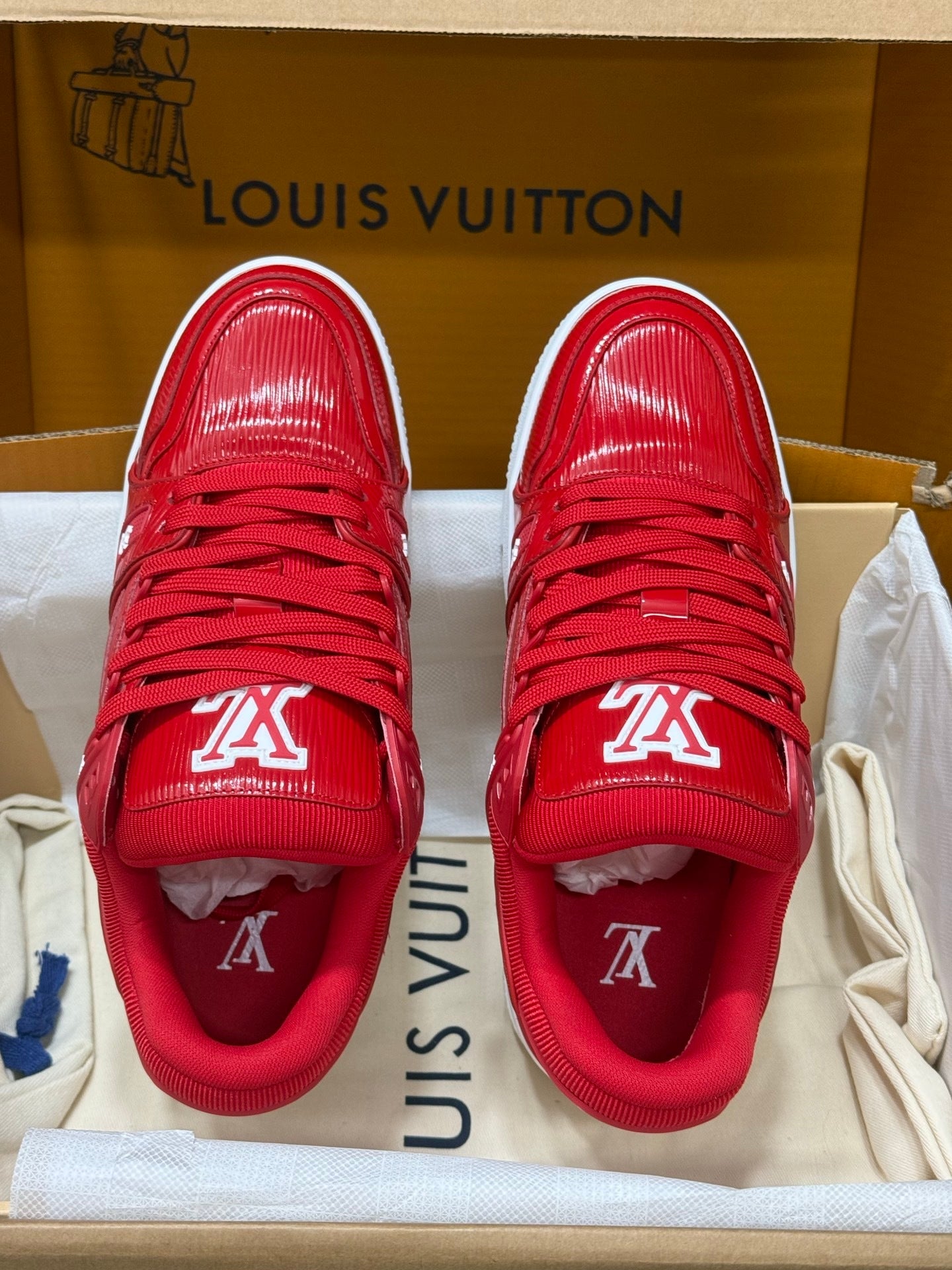 Louis Vuitton LV Trainers "Red"