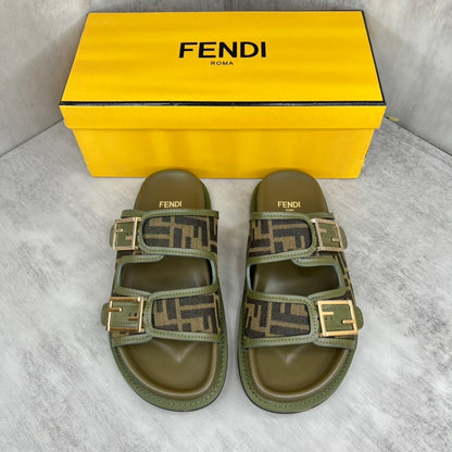 Fendi Sandals "Army Green"
