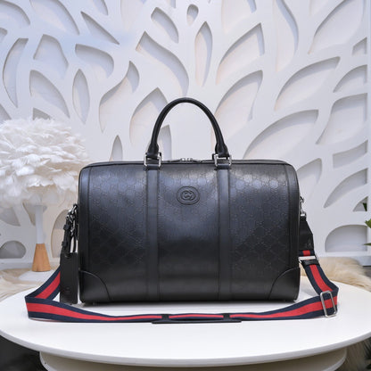 Gucci GG Embossed Duffle Bag