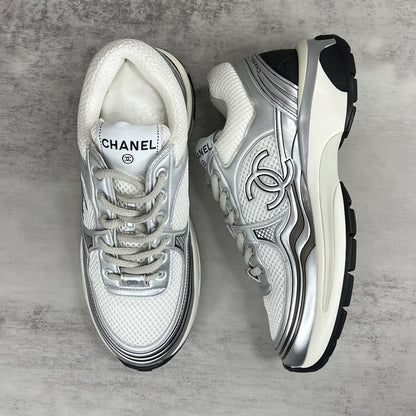 Chanel CC "Silver-White"