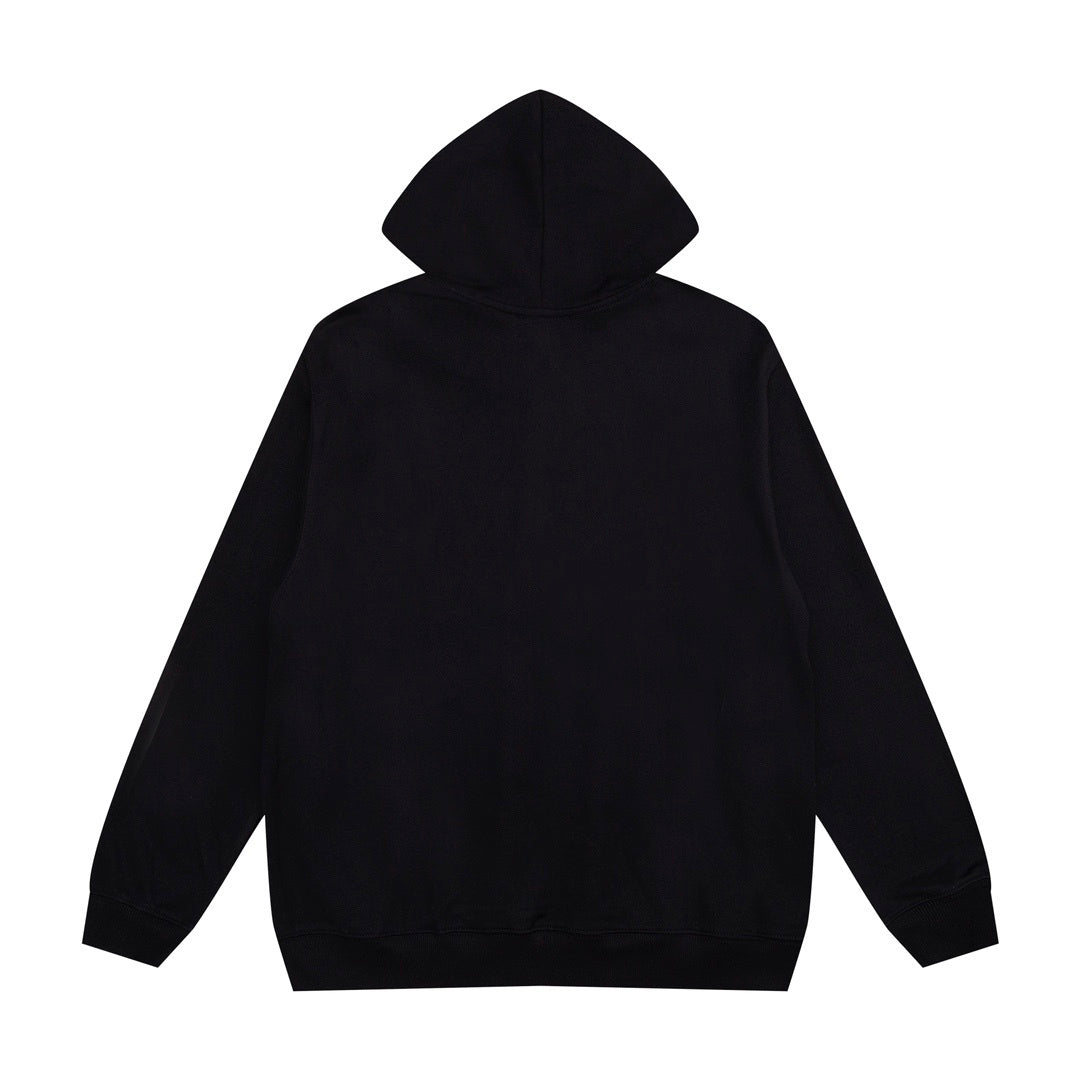 Burberry Logo Print Hoodie "Black"