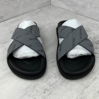 Balenciaga Slides "Black-Grey"