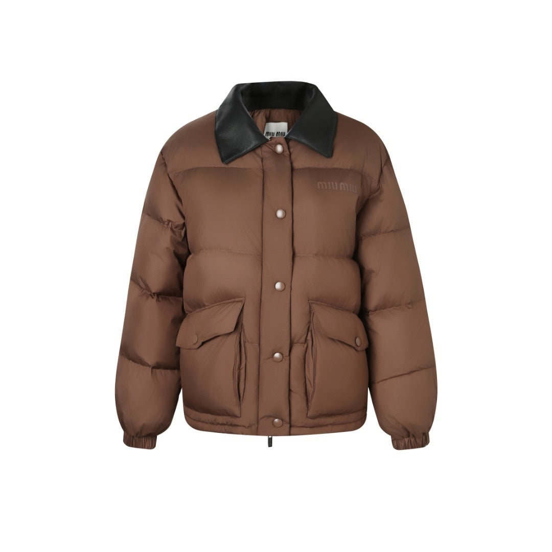 Miu Miu Down Jacket "Brown"