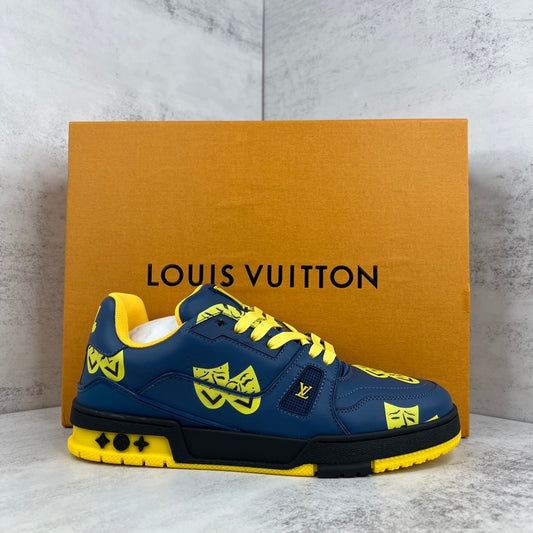 Louis Vuitton Trainers "Blue-Yellow"