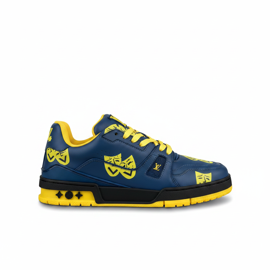 Louis Vuitton LV Trainers "Blue-Yellow"