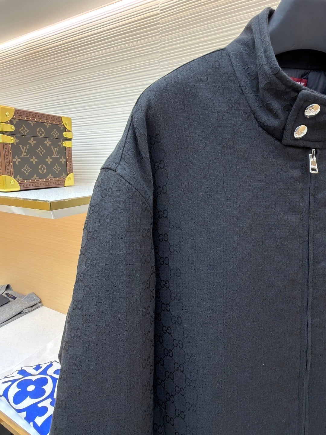 Gucci GG Cotton Ripstop Jacket "Black"