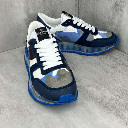 Valentino Garavani Netrunner "Blue-White Camo"