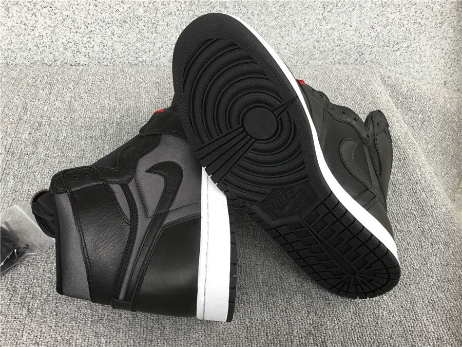 Air Jordan 1 Retro High OG "Black Satin-Gym Red"
