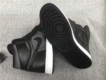 Air Jordan 1 Retro High OG "Black Satin-Gym Red"