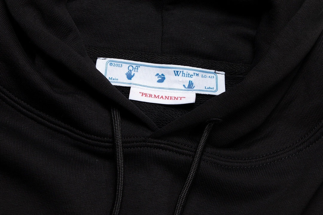 Off-White Opposite Arrow Boxy Hoodie "Black-Lime"