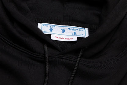 Off-White Opposite Arrow Boxy Hoodie "Black-Lime"