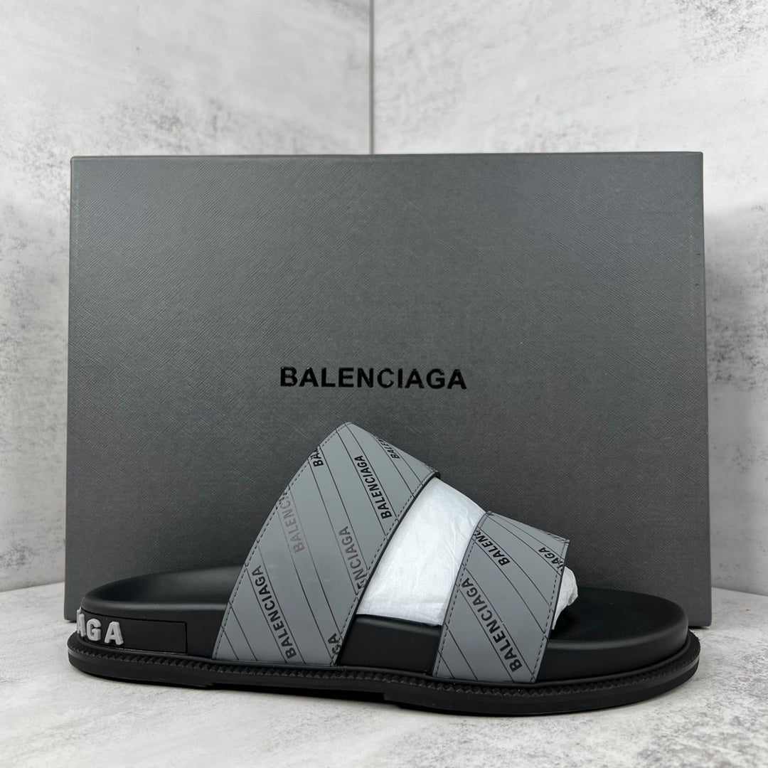 Balenciaga Slides "Black-Grey"