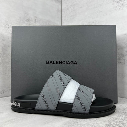 Balenciaga Slides "Black-Grey"