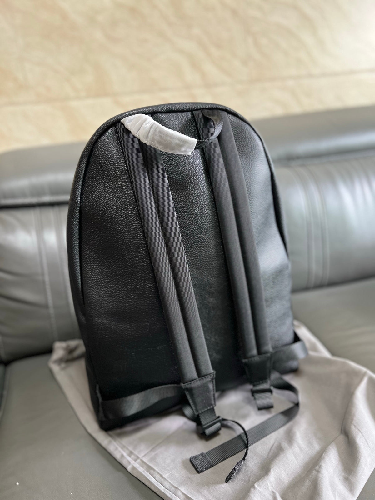 Balenciaga Explorer Backpack in Grained Calfskin "Black"