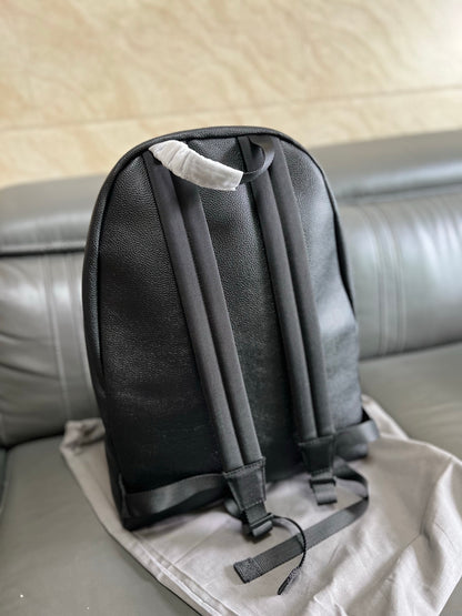 Balenciaga Explorer Backpack in Grained Calfskin "Black"