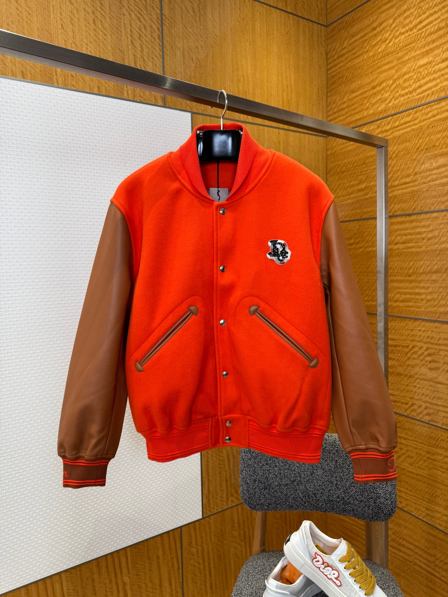 Dior x Denim Tears Leather Cashmere Jacket