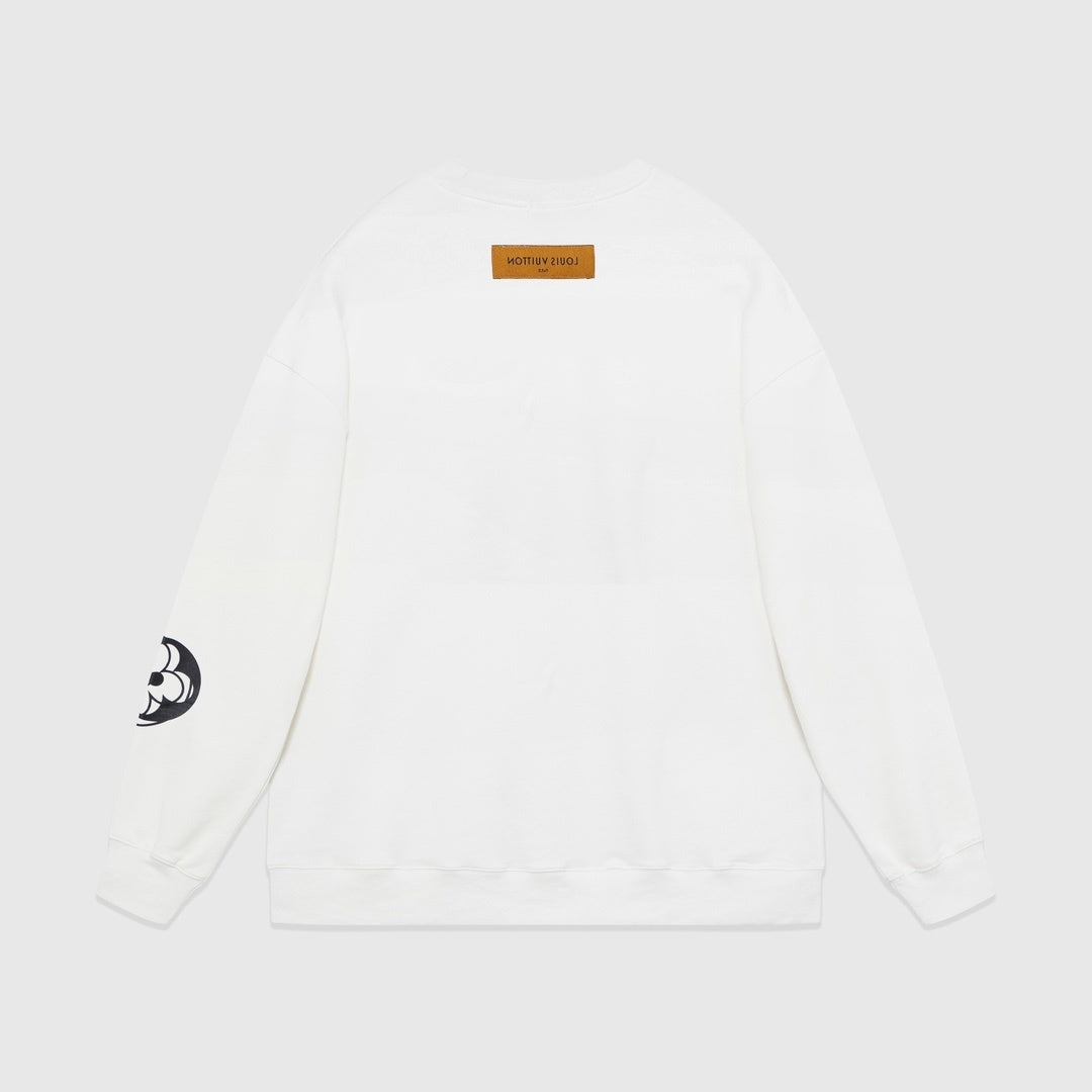 Louis Vuitton Sweatshirt "White-Black"