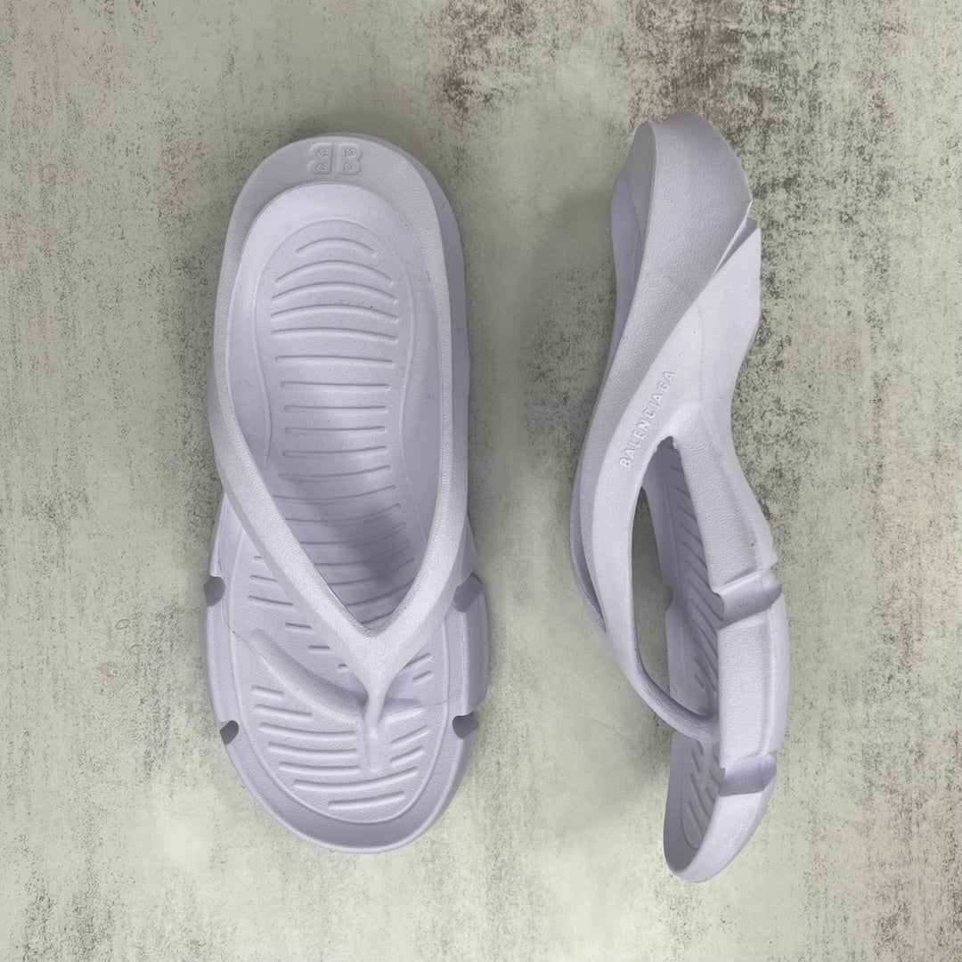 Balenciaga Mold Thong Flip-Flops "White"