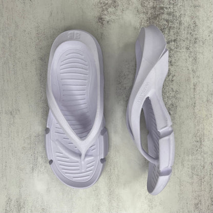 Balenciaga Mold Thong Flip-Flops "White"