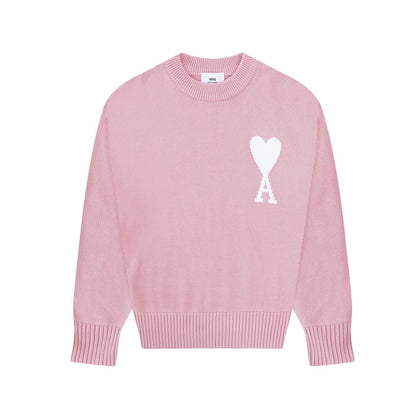 AMI Paris Ami De Coeur Sweater "Pink"