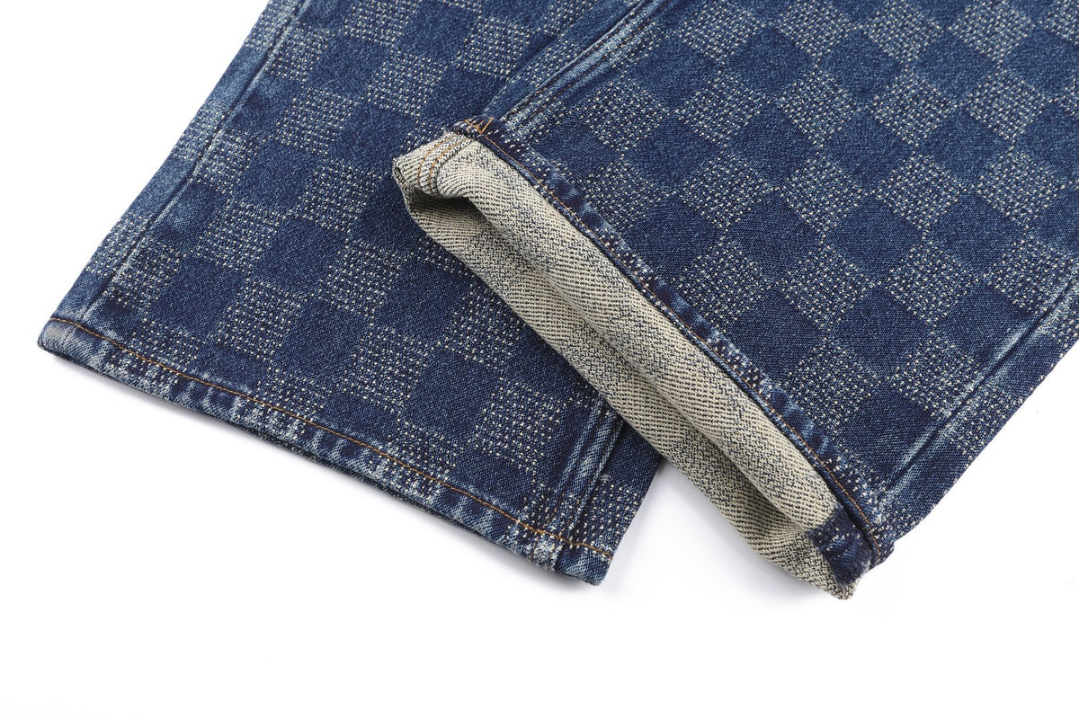 Louis Vuitton Damier Denim Skate Pants