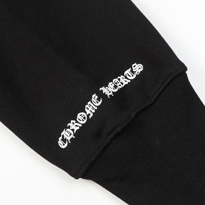 Chrome Hearts Zip-Up Hoodie "Black-Red-White"