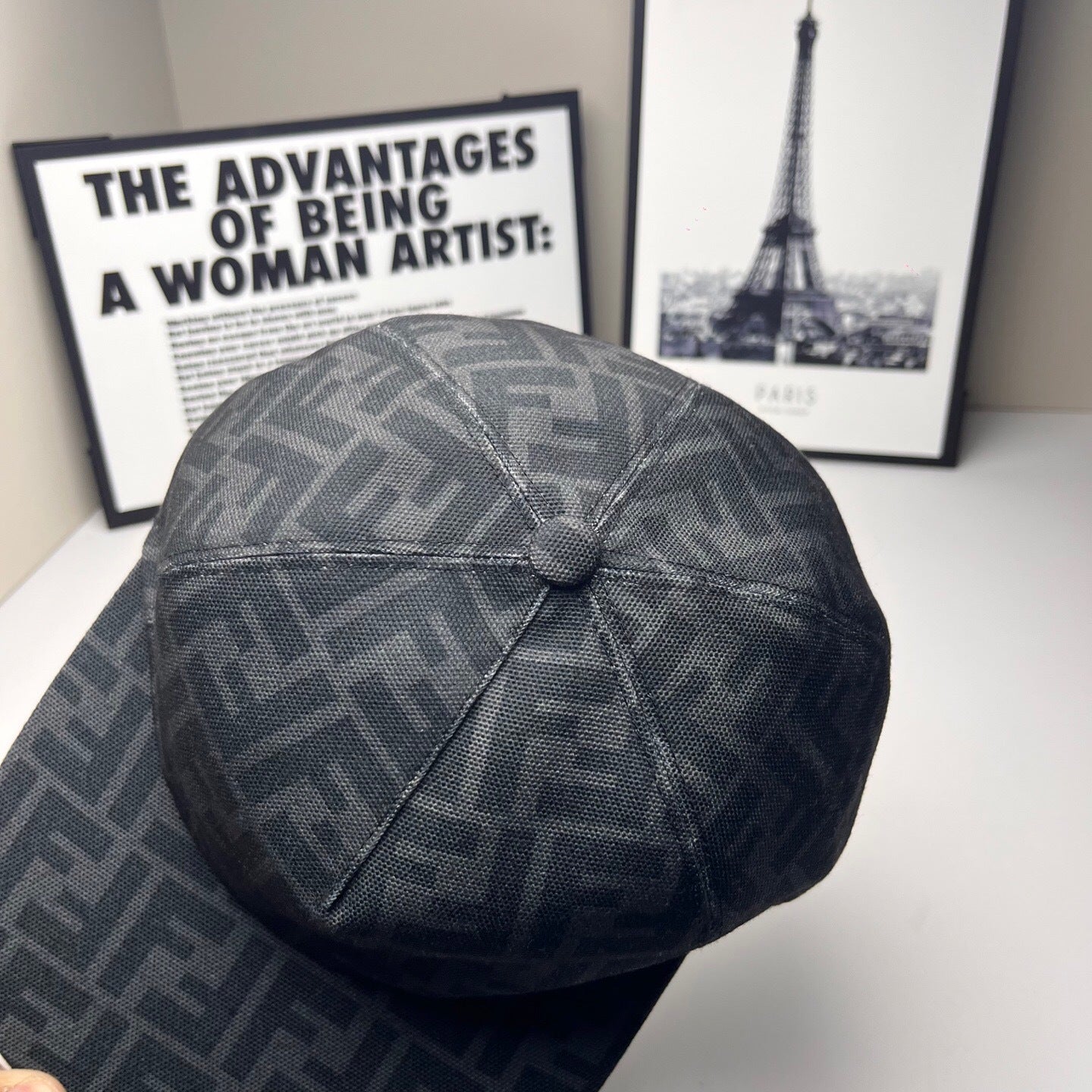 Fendi FF Cotton Baseball Cap