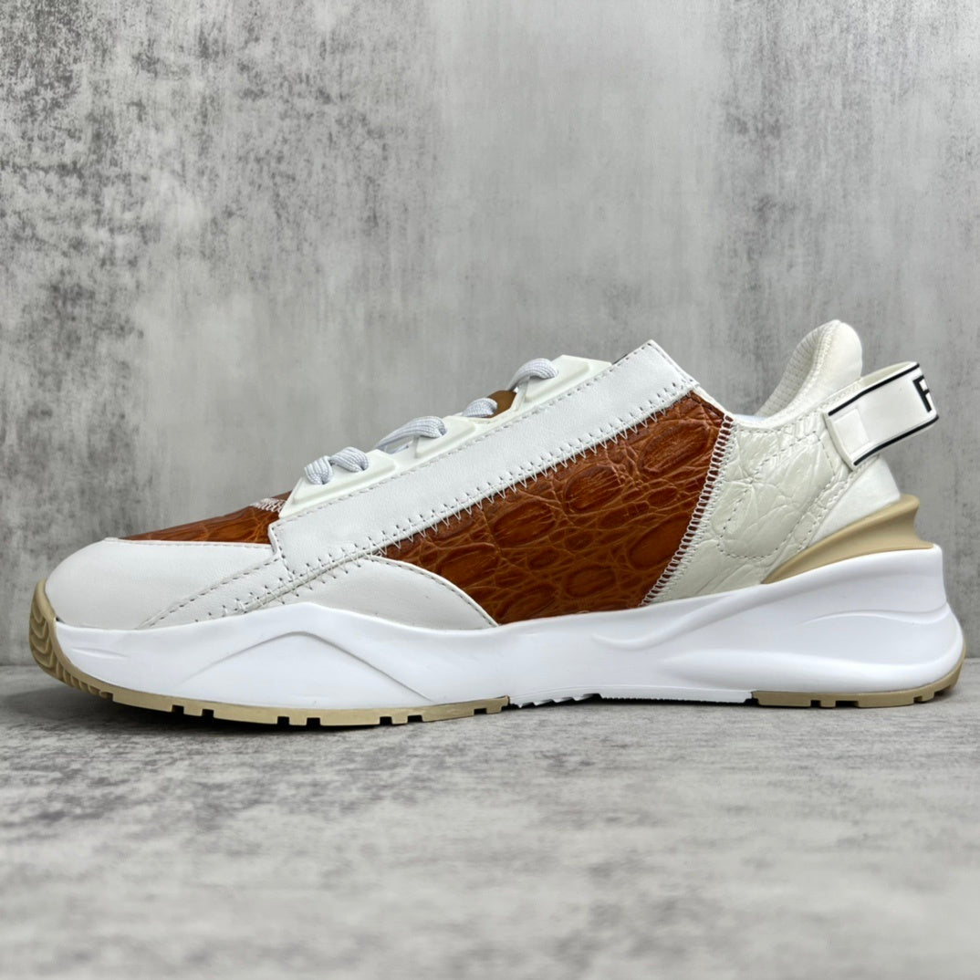 Fendi Flow "White-Brown"