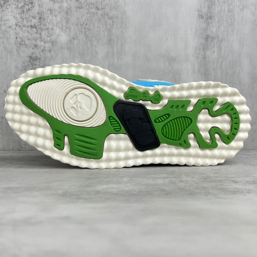 Off-White Sponge Mid "White-Blue"