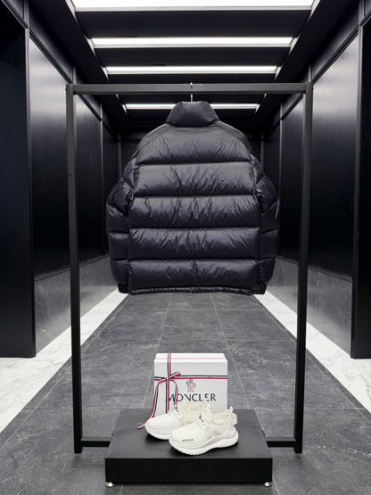 Moncler Levitha Hooded Short Down Jacket "Black"