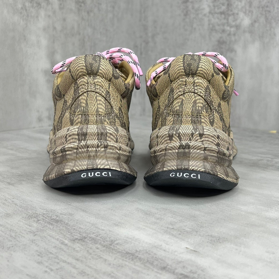 Gucci Run "Beige-Black Monogram"
